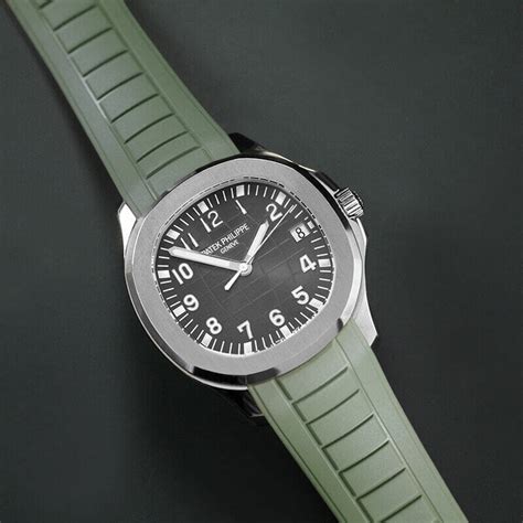 patek philippe green leather strap|patek philippe strap replacement.